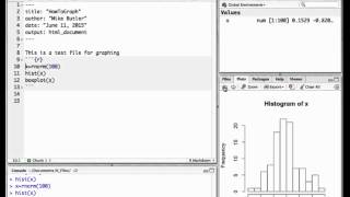 How To Graph in RStudio The Basics [upl. by Elam]