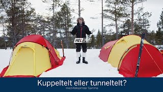 Kuppeltelt eller tunneltelt [upl. by Simmonds]