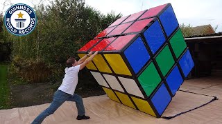 Making The Largest Rubik’s Cube  Guinness World Records [upl. by Aun]