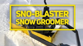 Compact Snow Groomer SNOBLASTER TM by snowgroomersnet [upl. by Nnahgaem]