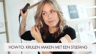 Tutorial  Zo maak je krullen met je stijltang [upl. by Iggy629]