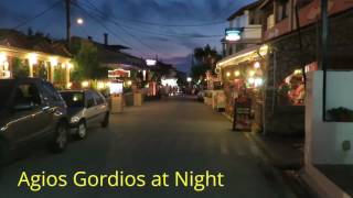 Agios Gordios Corfu at Night [upl. by Reeba618]