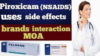 Piroxocam piroxicam MOA uses side effects piroxicam feldene piroxicam gel piroxicam 20mg [upl. by Arodoet]