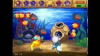 Insaniquarium Deluxe Tank 1  PopCap Games [upl. by Philipp565]