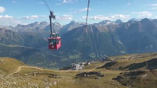 Fiesch  Aletsch  Eggishorn  summer in Switzerland  cable car gondola [upl. by Jens]