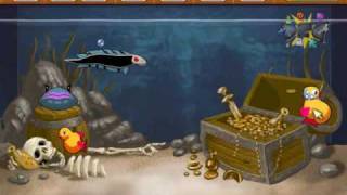 Insaniquarium Deluxe Gameplay Trailer  Download Free Games [upl. by Naoh]