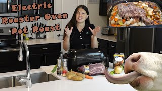 Pot Roast In The Electric Roaster Oven Recipe Episode 153 [upl. by Lehcyar]