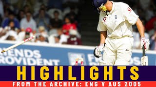 The Start of the Greatest Ashes Series Ever  Classic Match  England v Australia 2005  Lords [upl. by Liana766]