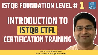 ISTQB Foundation Level 1  Introduction to ISTQB CTFL Certification [upl. by Vas]