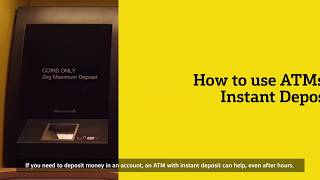 Ways to deposit money at our ATMs [upl. by Fancie]