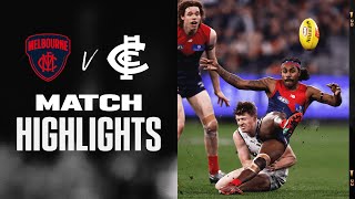 Melbourne v Carlton Highlights  Round 22 2022  AFL [upl. by Craw]