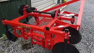 Woodward Crossings Presents the Delmorino DM100 Side Discharge Potato Digger [upl. by Atiroc478]