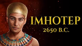 The First Pyramid Builder  Imhotep  Ancient Egypt Documentary [upl. by Siloa]