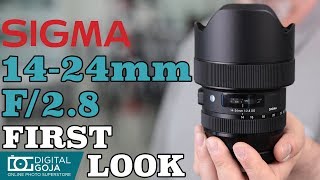 Sigma 1424mm f28 DG HSM Art Lens  Sigma Ultra Wide Angle Zoom Lens  First Look [upl. by Heywood]