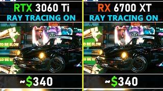 RTX 3060TI VS RX 6700XT  Ray Tracing Performance Comparison in 2023  7 Games Tested [upl. by Turnheim]