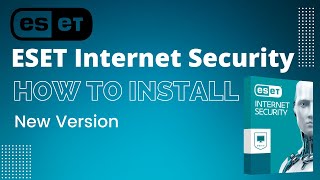 ESET Antivirus Internet Security How To Install [upl. by Aitahs]