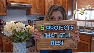 5 Projects That You Can Sell  Woodworking Business [upl. by Meeka]