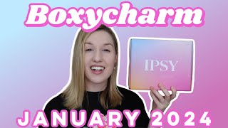 Boxycharm by Ipsy  Unboxing amp TryOn  January 2024 [upl. by Aisekal]