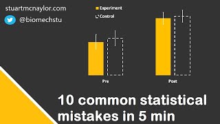 Ten Statistical Mistakes in 5 Min [upl. by Vedette899]