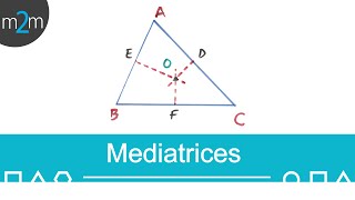 Mediatrices de un triángulo [upl. by Alehtse299]