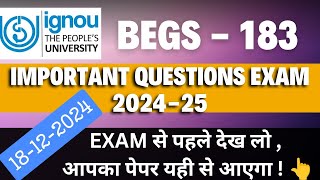 BEGS 183  Writing and Study skills  Begs 183 important questions December exam 202425 [upl. by Jammie]