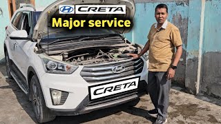 Hyundai Creta petrol Major Service [upl. by Irmgard936]