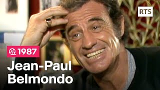 Gros plan sur JeanPaul Belmondo 1987 [upl. by Spalding]