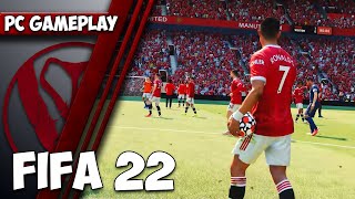 FIFA 22 Gameplay PC  1440p HD  Max Settings [upl. by Gnouhp]