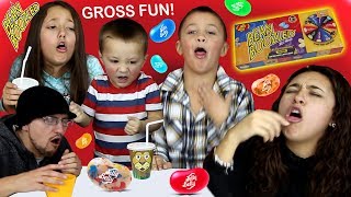 BEAN BOOZLED CHALLENGE HILARIOUS JELLY BEANS GAME FV Family [upl. by Omixam]