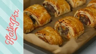 The Best Sausage Rolls Recipe EVER  Katie Pix [upl. by Ydwor]