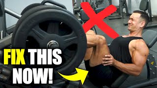 Stop Doing Leg Presses Like This 8 KEY MISTAKES [upl. by Hako387]