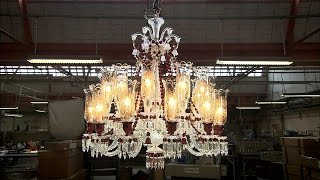 Crystal Chandeliers  How Its Made [upl. by Nodle405]