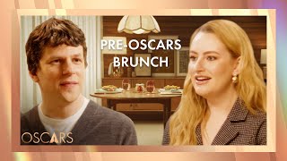 Jesse Eisenberg Gives AmeliaDimoldenberg Tips On Getting A Date To Write A Song About Her Oscars [upl. by Aihseyt]