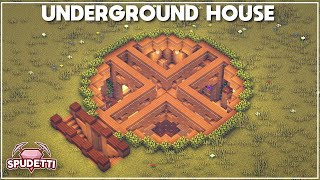 Minecraft How to Build an Underground House Easy Tutorial 2020 [upl. by Gatias723]