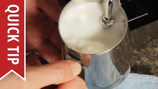 How to AutoFroth Milk for Lattes [upl. by Eitsyrk]