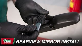 How To Replace Your Vehicles Rearview Mirror [upl. by Neivad]