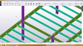 Tekla Explode part tool [upl. by Leumel]