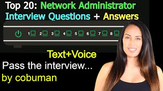 Top 20 Network Administrator Interview Questions and Answers 2021 Version [upl. by Nivi]