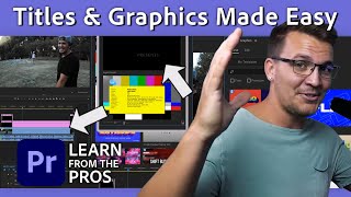 How to Use the Titles amp Graphics Panel  Adobe Premiere Pro Tutorial w Kyler Holland  Adobe Video [upl. by Kieffer668]