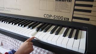 Digital Piano CASIO CDPS100 key problem [upl. by Combes]