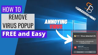 Remove Popup Virus on Windows FREE and EASY [upl. by Ydassac997]