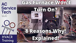 Gas Furnace Wont Turn On Nothing Happening 8 Reasons Why [upl. by Pufahl730]