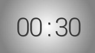 30 Seconds countdown Timer  Beep at the end  Simple Timer thirty sec [upl. by Glimp]