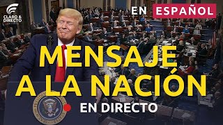 🔴 EN VIVO Y EN ESPAÑOL El presidente Trump con mensaje a la nación en el Congreso  4325 [upl. by Aicercal]