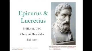 Epicurus and Lucretius empiricism amp physics [upl. by Leoline961]