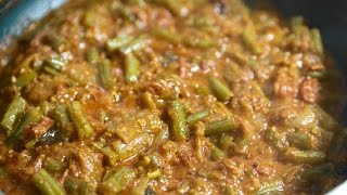 Beans Tomato Curry  Green beans masala curry with tomato by Telugu Taste Buds [upl. by Alilak368]