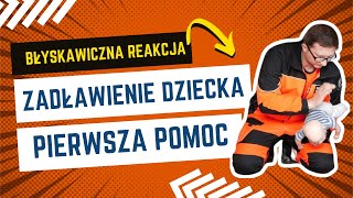 Zadławienie dziecka pierwsza pomoc🚨zadławienie [upl. by Eerpud]