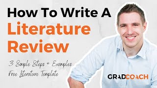 How To Write A Literature Review In 3 Simple Steps FREE Template With Examples [upl. by Ardnala]