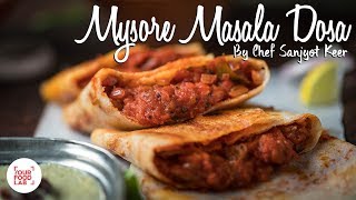 Mysore Masala Dosa Recipe  Chef Sanjyot Keer [upl. by Mariken]