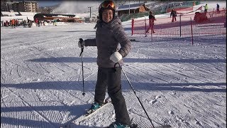 Beginner ski lesson 1 with Deb Armstrong intro equipment and movement [upl. by Scales340]